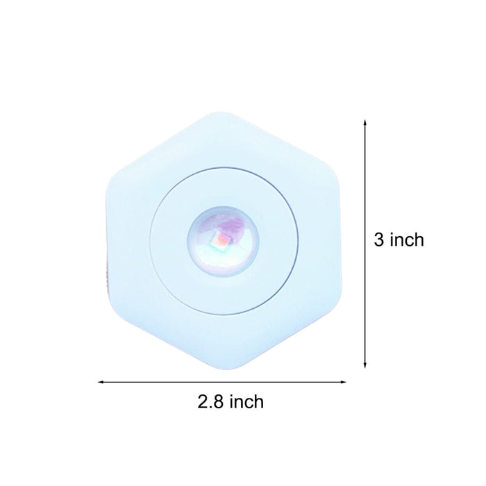 Colorful Sunset Projection Light LED Touch Switch Battery Cabinet Lighting