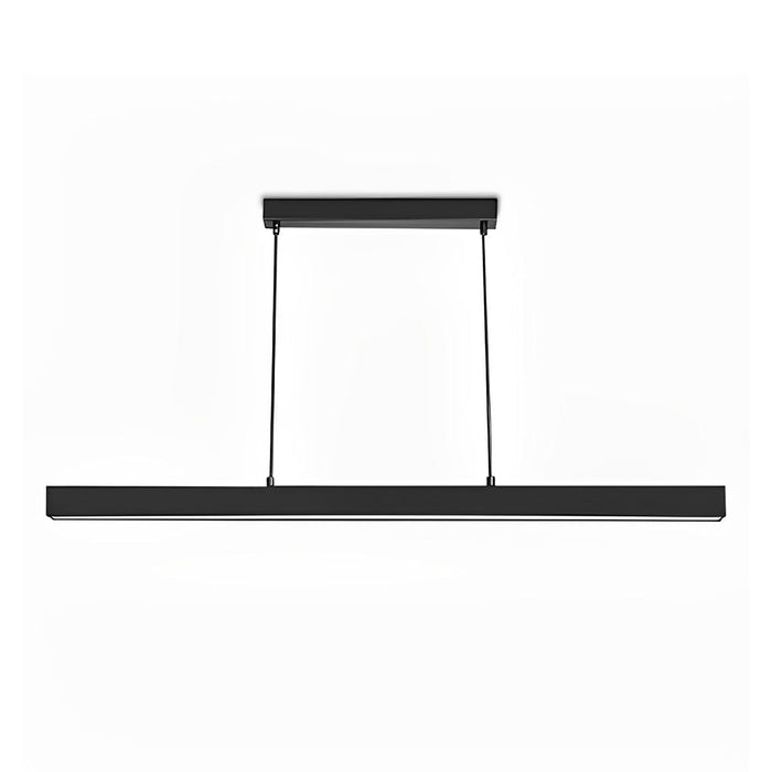 30'' Rectangular Modern Black Pendant Light Vintage Pendant Lighting