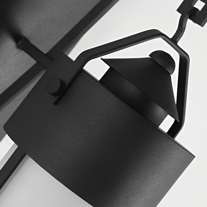 Country Retro Waterproof Black American-style Wall Lamp Exterior Lights