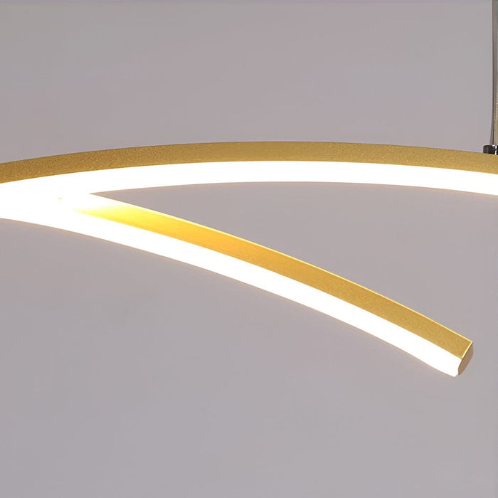 Creative Linear Design LED 3 Step Dimming Modern Chandelier Hanging Lamp