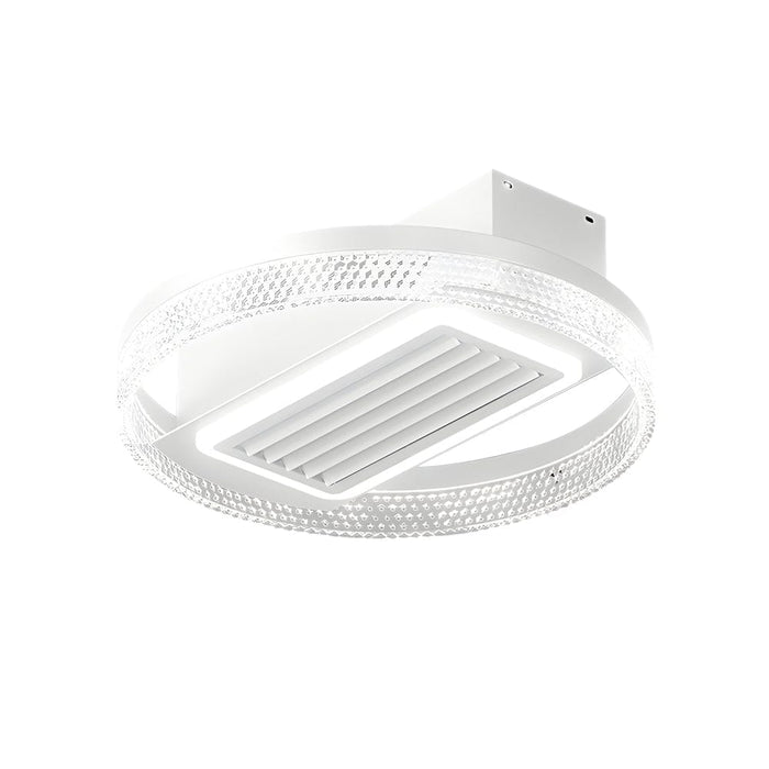 19.7 In. Nordic 6 Speeds Bladeless Ceiling Fan with LED Light. Remote Control