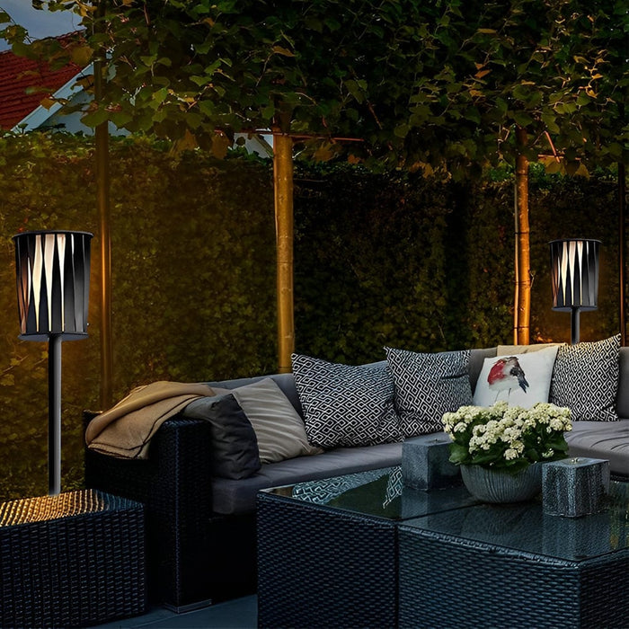 Ip65 Stainless Steel Floor Lamp with LED Outdoor Waterproof Standing Lamp