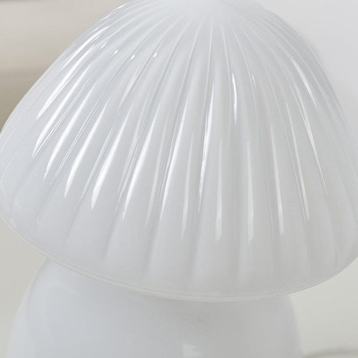 Glass Mushroom Kids' Table Lamp On/Off Switch  3 Step Dimming Night Light