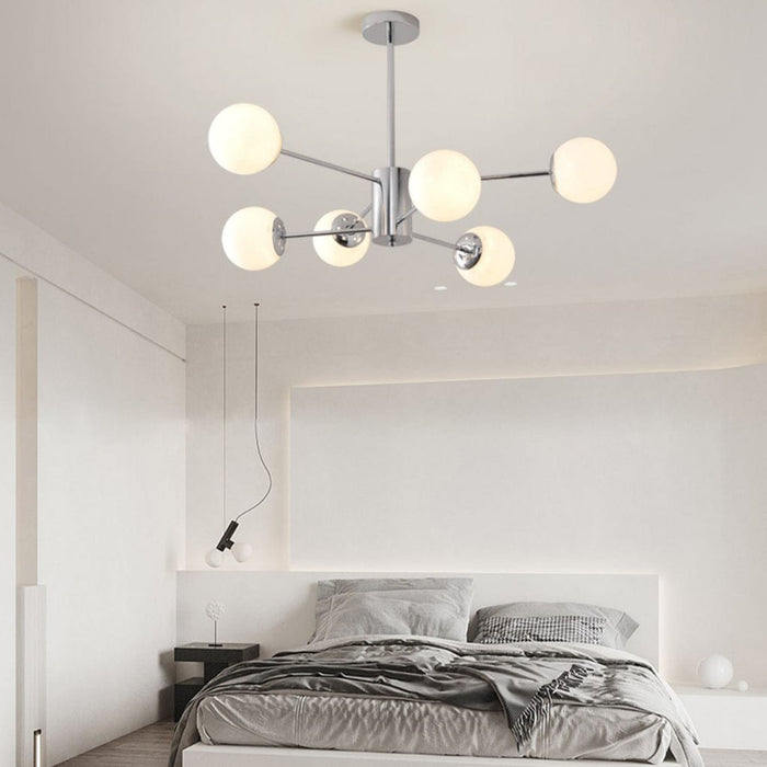 Molecular Lights Three Step Dimming Plating Glass Modern Chandeliers