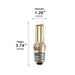 Clear Full Spectrum LED Light Bulb CRI 98