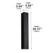 Dimmable Waterproof Outdoor Rectangular Up and Down Exterior Wall Lights