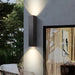 Dimmable Waterproof Outdoor Rectangular Up and Down Exterior Wall Lights