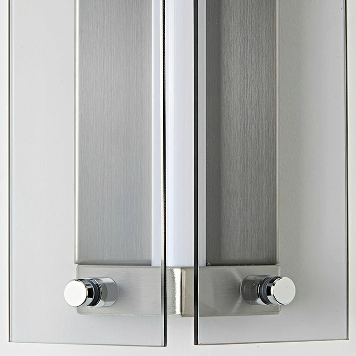 Modern Vertical Glass LED Wall Sconce