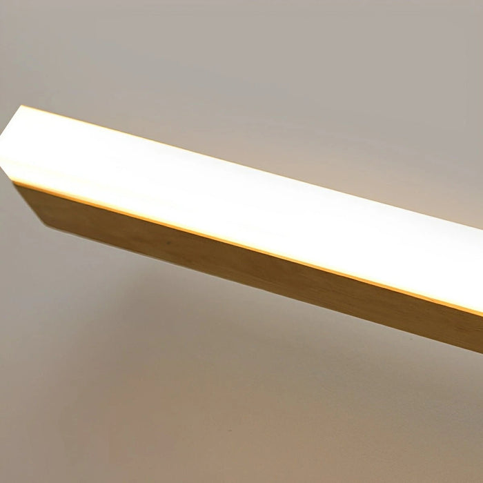 Modern Wood LED Vanity Light Minimalist Bathroom Mirror Wall Sconce