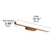 Modern Wood LED Vanity Light Minimalist Bathroom Mirror Wall Sconce