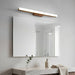 Modern Wood LED Vanity Light Minimalist Bathroom Mirror Wall Sconce