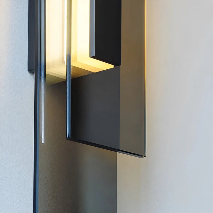 Modern Minimalist Linear Glass LED Wall Sconce