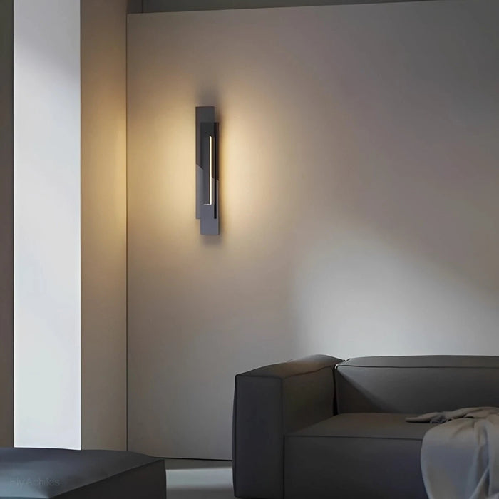 Modern Minimalist Linear Glass LED Wall Sconce