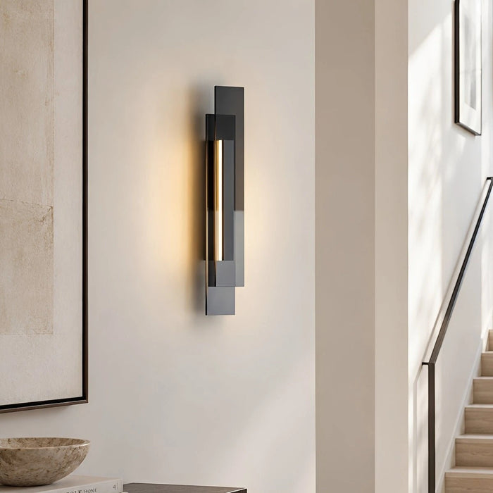 Modern Minimalist Linear Glass LED Wall Sconce