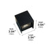 Waterproof RGB Dimmable 7-Beam Up Down LED Outdoor Wall Light