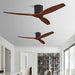Modern Wing-inspired Wood 3-Blade DC Motor Reverse Ceiling Fan