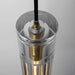 Modern Slim Cylindrical Crystal LED Pendant Light
