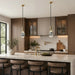 Modern Geometric Crystal Pendant Light