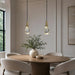 Modern Geometric Crystal Pendant Light