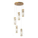 Dimmable Vintage Industrial Crystal Glass Pendant Light Ceiling Light