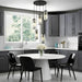 Dimmable Vintage Industrial Crystal Glass Pendant Light Ceiling Light