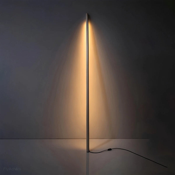 Modern Minimalist Wood LED Linear LED Floor Lamp