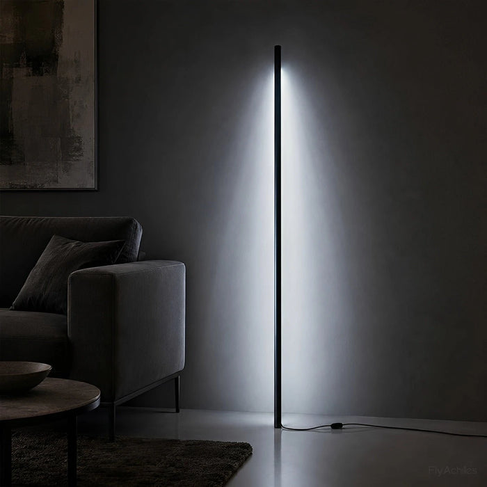 Modern Minimalist Wood LED Linear LED Floor Lamp