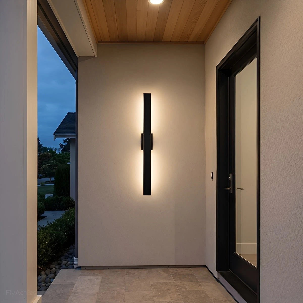 Waterproof Modern Dimmable Linear LED Outdoor Wall Light