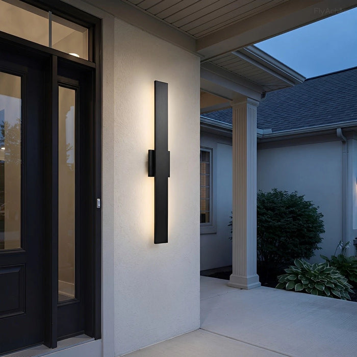 Waterproof Modern Dimmable Linear LED Outdoor Wall Light