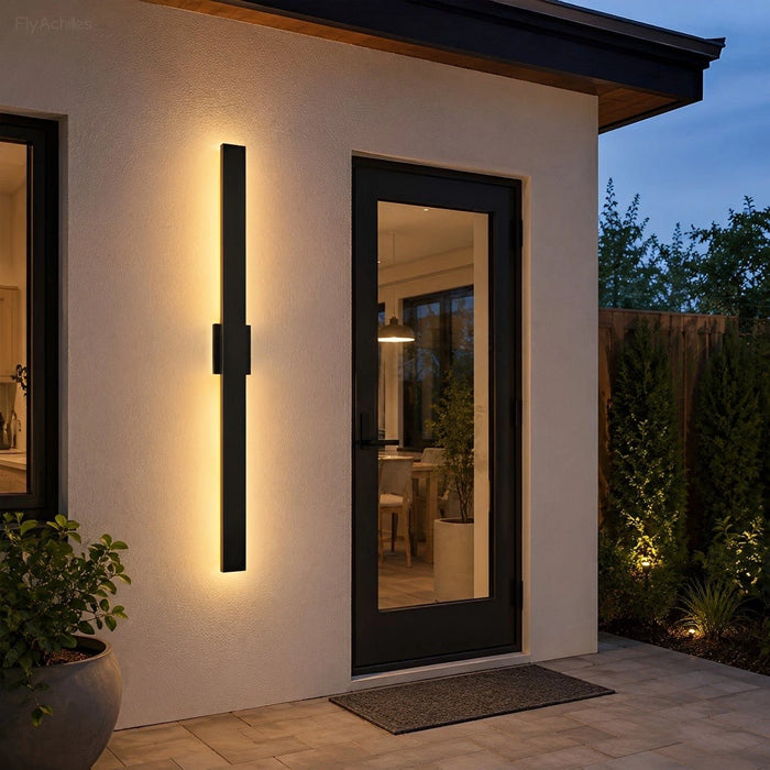 Waterproof Modern Dimmable Linear LED Outdoor Wall Light