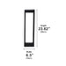Modern Waterproof Rotatable LED Outdoor Pathway Light