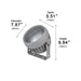 Outdoor Water Wave Projector Light 3D Ripple Effect