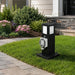 Steel Outdoor Waterproof Pathway Lights with GFCI-Protected Outlet