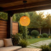 Waterproof Coastal Globe Woven Rope LED Outdoor Pendant Light