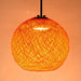 Waterproof Coastal Globe Woven Rope LED Outdoor Pendant Light