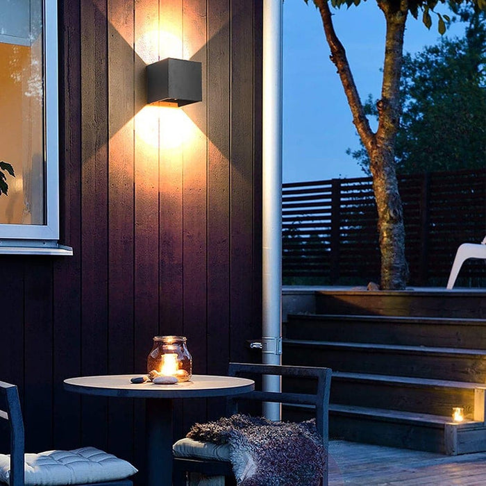 Adjustable Up and Down Outdoor Wall Lamp with High Color Rendering LED, Rain and Dust Resistant, Ideal for Creating Unique Courtyard Atmospheres-ErisView-17