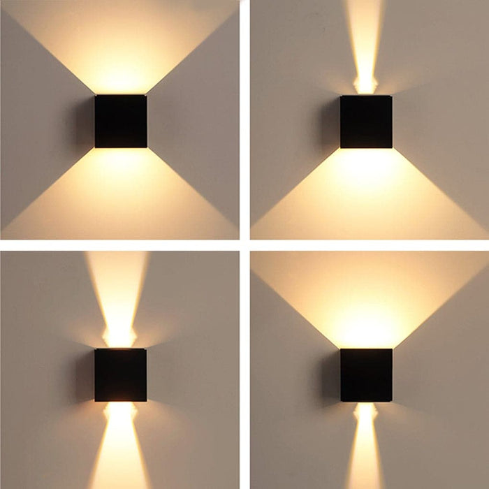 Adjustable Up and Down Outdoor Wall Lamp with High Color Rendering LED, Rain and Dust Resistant, Ideal for Creating Unique Courtyard Atmospheres-ErisView-9