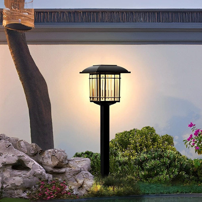 Antique-Style Solar Lawn Lights with High-Efficiency Panels, Intelligent Light Control, Easy Installation, and Long Battery Life for Outdoor Decor-ErisView-5