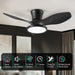 Beautiful Ceiling Fans with LED Light, Fancy Ceiling Fans with Remote Control for Kitchen Bedroom Dining Room Patio-2-ErisView