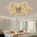Bedroom Ceiling Fans with Lights, Crystal Low Profile Ceiling Fan, Dimmable LED Fan Chandelier for Living Room Ceiling Fan Bedroom-2-ErisView