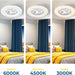 Bedroom Ceiling Fans with Lights, Dimmable Bladeless Ceiling Fan with Light Timing and Remote Control for Kids Living Room Bedroom-3-ErisView