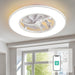 Bedroom Ceiling Fans with Lights, Dimmable Bladeless Ceiling Fan with Light Timing and Remote Control for Kids Living Room Bedroom-1-ErisView