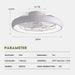 Bedroom Ceiling Fans with Lights, Low Profile Flush Mount Ceiling Fan with Remote, Modern Bedroom Ceiling Fans, Living Room Fan, Kitchen Fans with Lights-7-ErisView