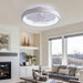 Bedroom Ceiling Fans with Lights, Low Profile Flush Mount Ceiling Fan with Remote, Modern Bedroom Ceiling Fans, Living Room Fan, Kitchen Fans with Lights-9-ErisView
