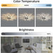 Black Modern Ceiling Fan with Lights, Flush Mount Remote Control Fan APP Control, Dimmable Low Ceiling Fan, Dinging Kitchen Bedroom Ceiling Fans-3-ErisView