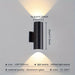 Black Outdoor Wall Light, Modern Outdoor Waterproof Wall Lamp, Exterior Up and Down Wall Light for Courtyard Corridor Balcony Staircase-ErisView