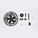 Black Small Low Noise Ceiling Fan, Modern Farmhouse Enclosed Reversible Ceiling Fan for Bedroom Living Room-ErisView