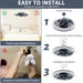 Black Socket Remote Control Ceiling Fan and Light, Flush Mount Low Profile Ceiling Fan, Dimmable Modern Fan, Bedroom Ceiling Fans-7-ErisView