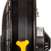 Black Yellow Corded Ceiling Fan, Flush Mount Remote Control Ceiling Fans, Garage Ceiling Fan-12-ErisView