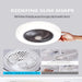 Bladeless Recessed Ceiling Fan with Light and Remote, Low Profile Enclosed Ceiling Fan, Smart LED Dimmable Hidden Ceiling Fan for Bedroom Living Room-6-ErisView